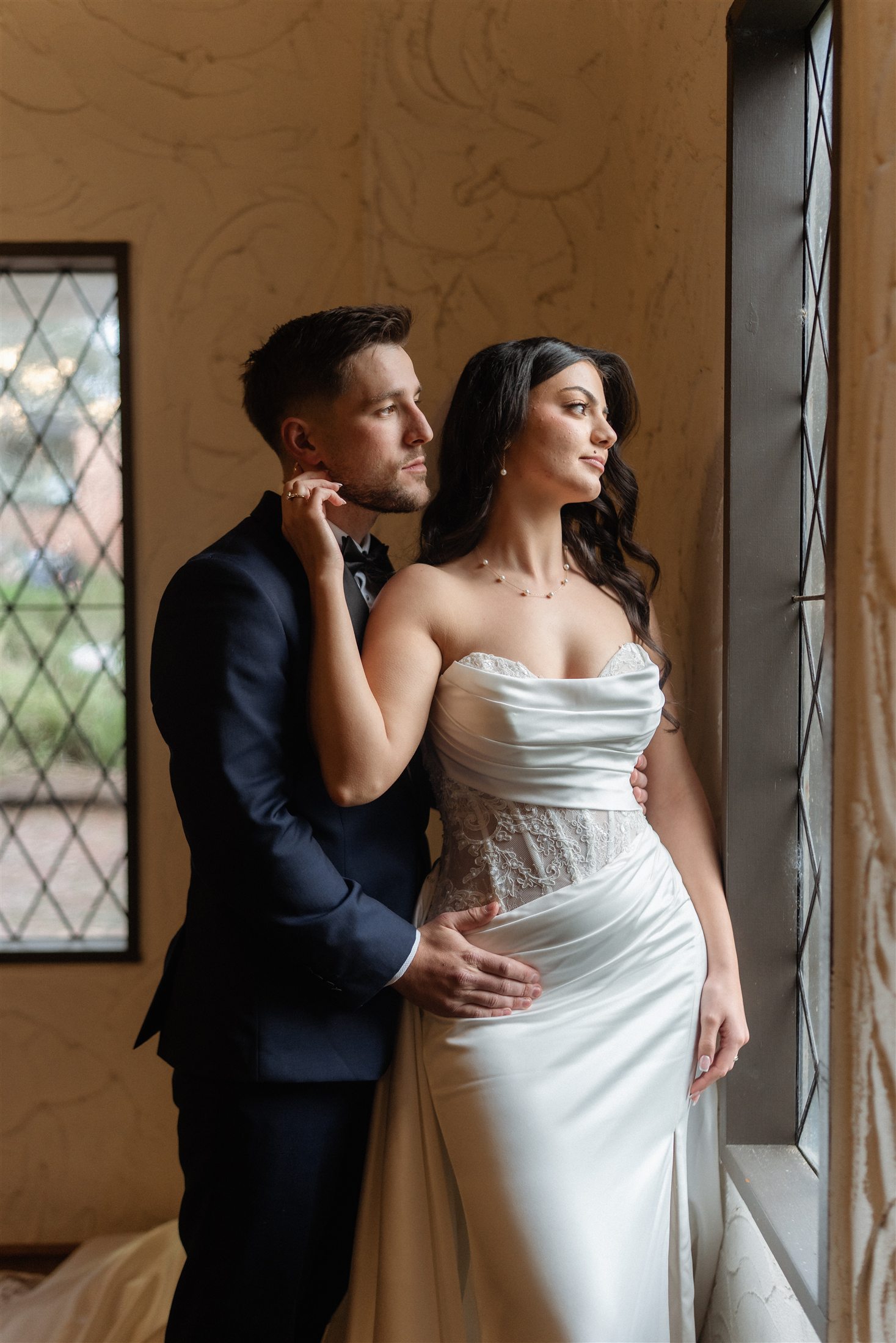 Afonso and Agnes in soft window light